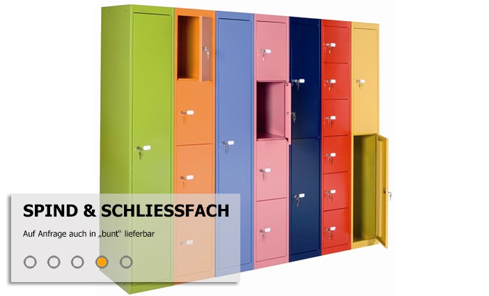 Spinde & Schließfächer aus Stahl » Günstige Markenqualität ordern