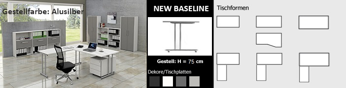 Schreibtisch-Serie New Baseline