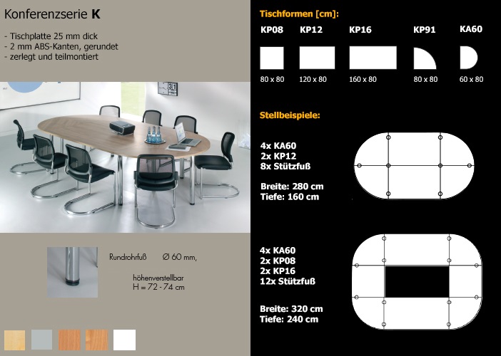 Konferenztisch-Serie K