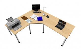 Schreibtisch-Kombination H3