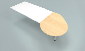 Ansatztisch QA81 (Tropfenform)