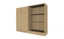 Büro-Schrankwand Solid 1