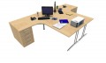 Schreibtisch-Kombination B5