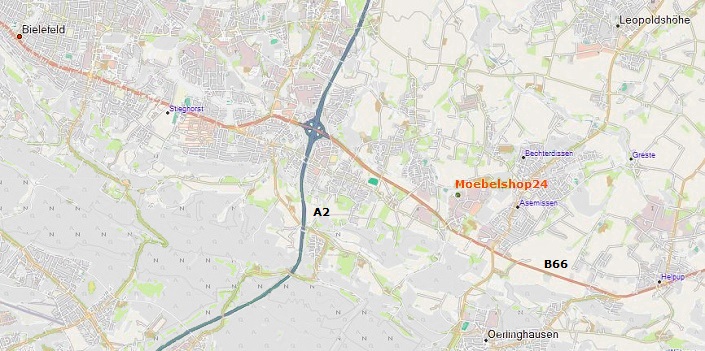 Karte von moebelshop24